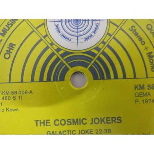 8026 - THE COSMIC JOKERS: 'The Cosmic Jokers' quadrophonic LP, original German press with three dots around... 