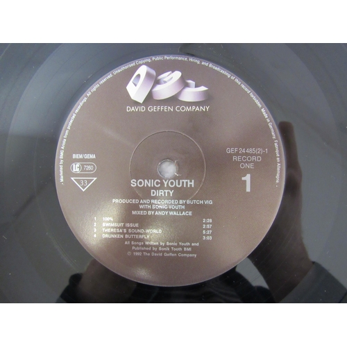 8036 - SONIC YOUTH: 'Dirty' 2xLP, David Geffen Company (GEF24485(2), vinyl and sleeve VG+)