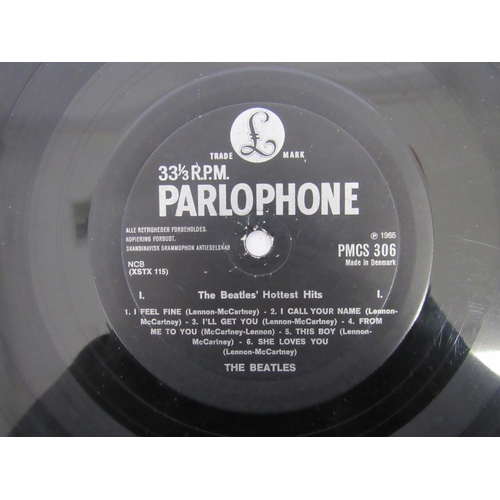 8016 - THE BEATLES: 'The Beatles Hottest Hits' LP, Parlophone PMCS 306, matrices XSTX 115 1 / XSTX 116 1, r... 