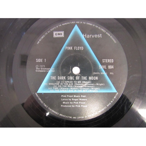 8053 - PINK FLOYD: Four LP's to include 'The Dark Side Of The Moon' (SHVL 804, vinyl G, sleeve G+, 