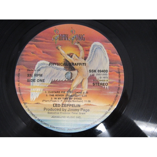 8055 - LED ZEPPELIN: Three LP's to include 'Led Zeppelin II' K40037, repress (vinyl and sleeve VG), 'Physic... 