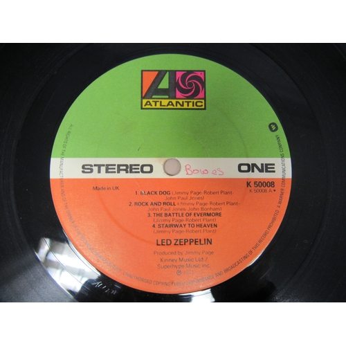 8055 - LED ZEPPELIN: Three LP's to include 'Led Zeppelin II' K40037, repress (vinyl and sleeve VG), 'Physic... 