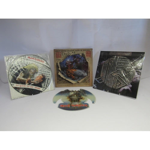 8236 - IRON MAIDEN: Four picture disc singles to include 'Empire Of The Sun' 12