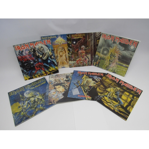 8235 - IRON MAIDEN: A collection of LP's to include 'Iron Maiden' (EMC 3330), 'The Number Of The Beast' (EM... 