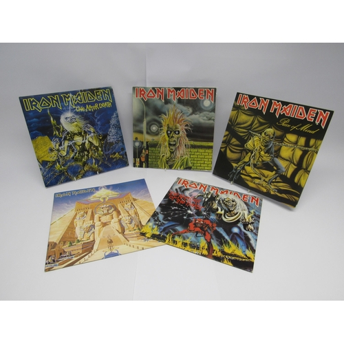 8237 - IRON MAIDEN: Five LP's to include 'The Number Of The Beast' (FA 3178), 'Live After Death' with bookl... 