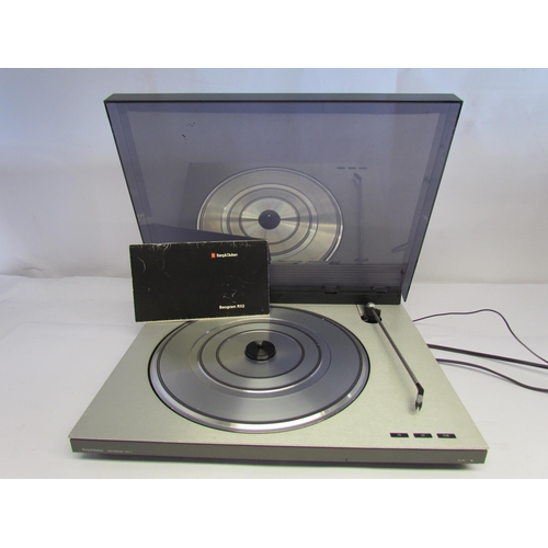 8459 - A Bang & Olufsen Beogram RX2 turntable with MMC5 cartridge, together with a Hyperwire MD-001 pre-amp