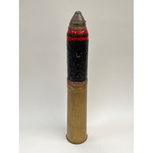 9009 - A WWI 18pr shrapnel shell, deactivated   (C)