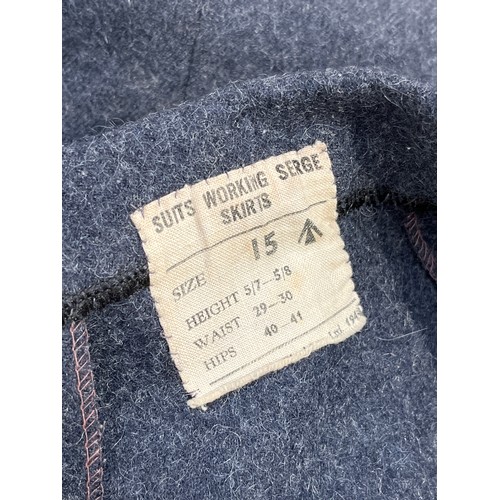 9045 - A women's RAF skirt, 1940's dated label