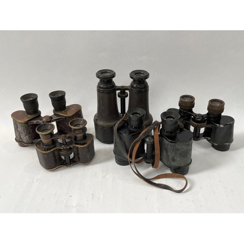 9068 - Five pairs of various binoculars, no cases           (C)