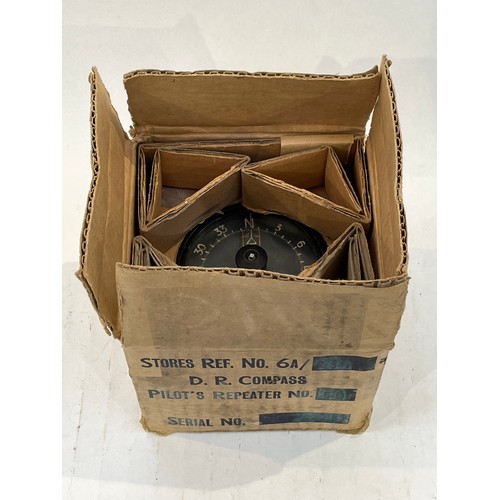 9089 - A WWII RAF Air Ministry Compass Pilot's Repeater Indicator, serial No. 12291/43, original box