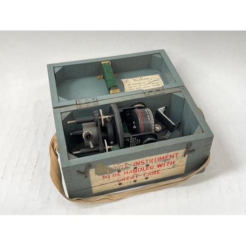 9094 - A WWII RAF Air Ministry Astro Compass MkII 6A/1174, cased