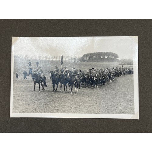 9149 - A WWII German army cavalry photo album, Angerburg, East Prussia, approximately 153 photographs    (R... 