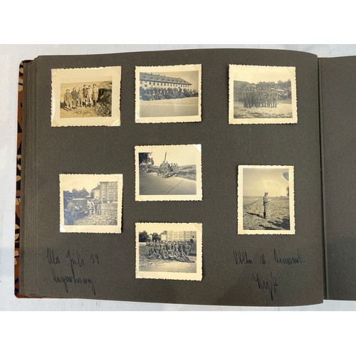 9149 - A WWII German army cavalry photo album, Angerburg, East Prussia, approximately 153 photographs    (R... 