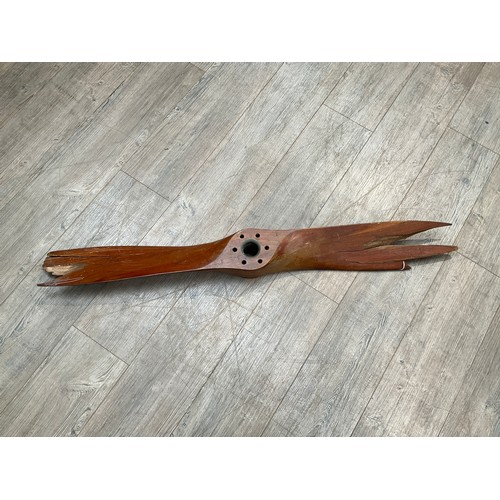 9167 - An early 20th Century 'Flying Flea' aircraft propeller relic a/f, 120cm length