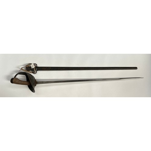 9202 - A British 1908 Pattern Cavalry Trooper's Sword, the 89cm long single edged fullered blade marked Wil... 