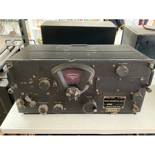 9383 - A US Army Signal Corps Radio Receiver BC-348-R, Belmont Radio Corp