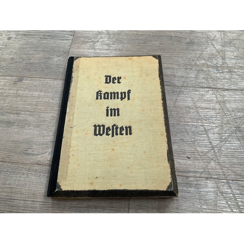 9287 - An original WWII German 1940 Der Kampf Im Westen 3D propaganda stereo photo album complete with all ... 