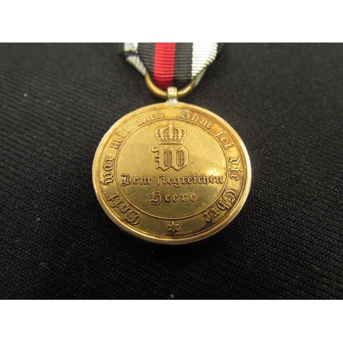 9455 - A Franco-Prussian War of 1870-1871 Prussian War Medal with citation