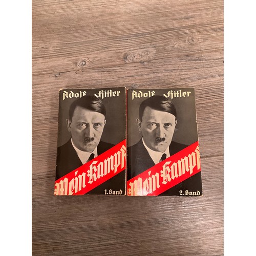 9291 - A two part paperback volume of Mein Kampf, 1938, German publication