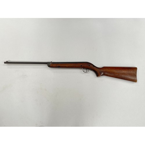 9216 - A vintage BSA air rifle with break action, repairs present. AIR WEAPON: BUYER MUST BE 18+ YEARS OLD