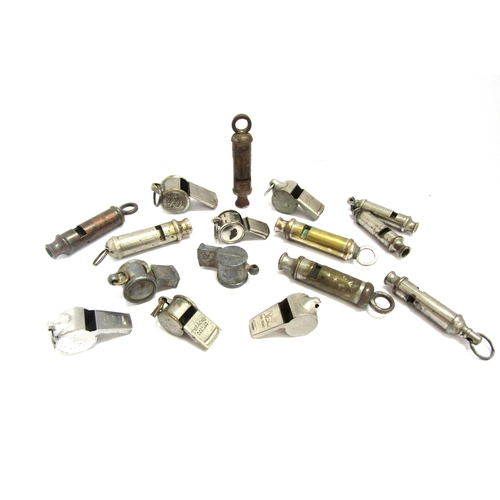 9439 - A collection of whistles including Metropolitan and Acme