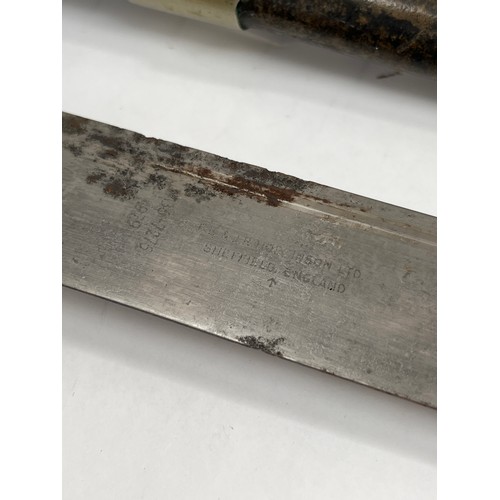 9223 - A 20th Century Scottish Highand dirk, the steel blade stamped F.E. & J.R. HOPKINSON LTD., SHEFFIELD.... 