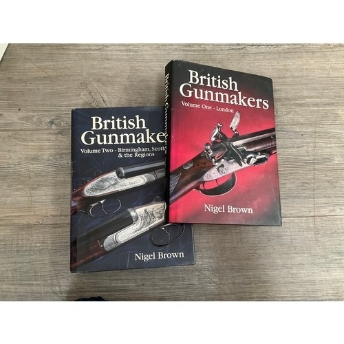 9290 - BRITISH GUNMAKERS: Volumes 1 & 2, hardback, by Nigel Brown