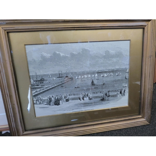 1251 - Three assorted prints including Lowestoft Regatta and Judy Mattin of boats at Walberswick           ... 