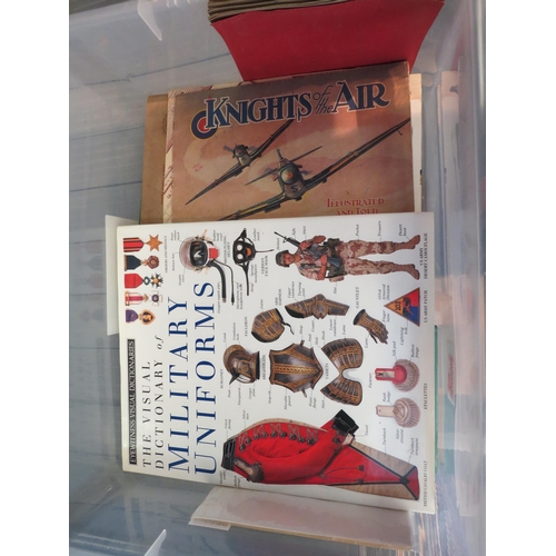 1278 - A box of various military related ephemera and pictures