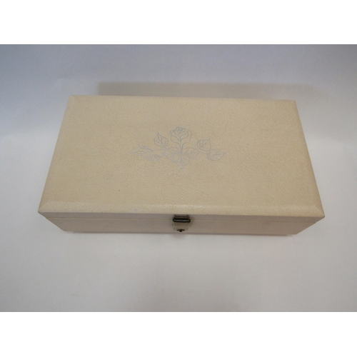 1376 - A Tallent of Old bond Street musical jewellery box with mirrored and fitted interior 10 x 33 x 18cm