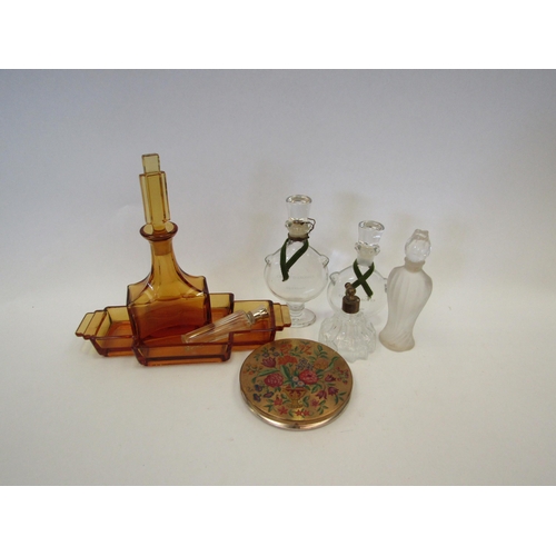 1391 - Perfume bottles, miniature boxes, compact, pipes etc