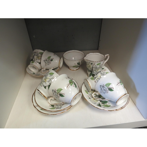 1333 - A Royal Stafford Camellia design part coffee set for six