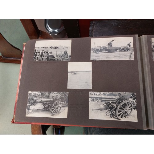 4232 - Three photograph albums, one interwar depicting scenes in Egypt, military shots, family. Another pre... 