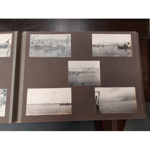 4232 - Three photograph albums, one interwar depicting scenes in Egypt, military shots, family. Another pre... 