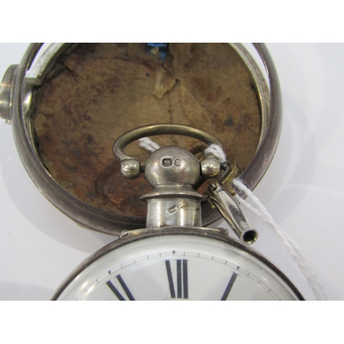 6002 - A pair of cased pocket watches by J. Holmes, London, No. 248 fusee movement, 1831   (R) £100