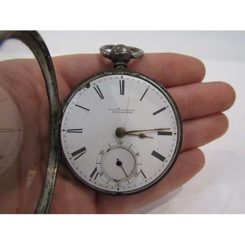 6003 - Two silver Chester cased pocket watches, one by William. H. Orme, Liverpool 1887 and Joshuar Wilkins... 