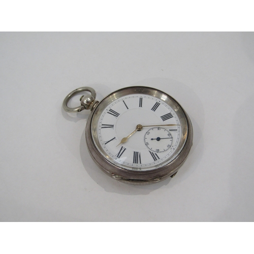 6005 - Three 19th Century silver pocket watches, various makers