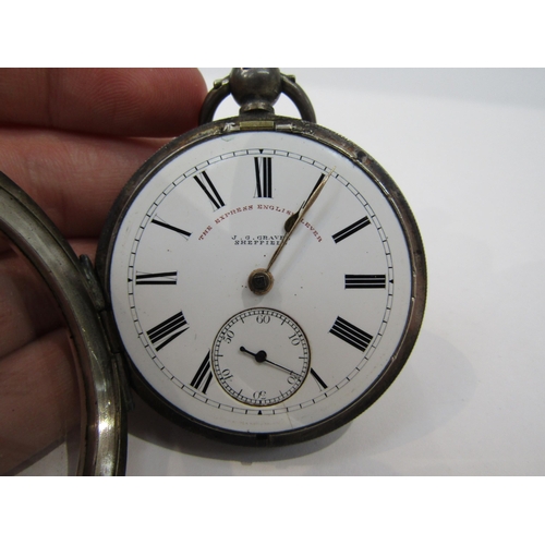 6005 - Three 19th Century silver pocket watches, various makers