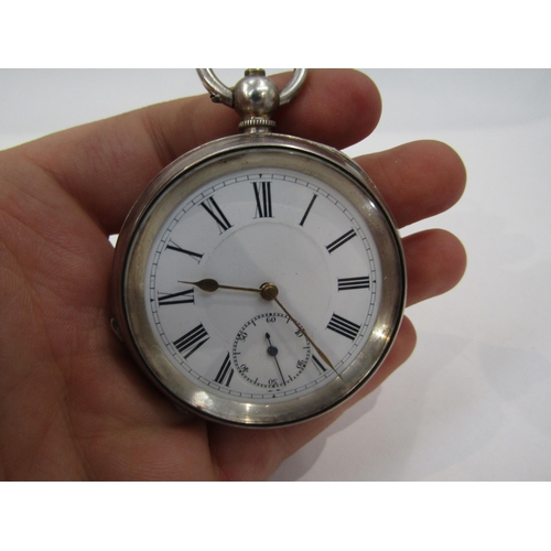 6005 - Three 19th Century silver pocket watches, various makers