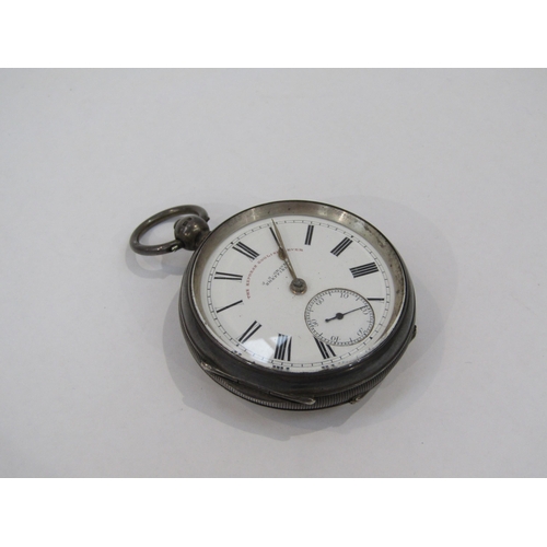 6005 - Three 19th Century silver pocket watches, various makers