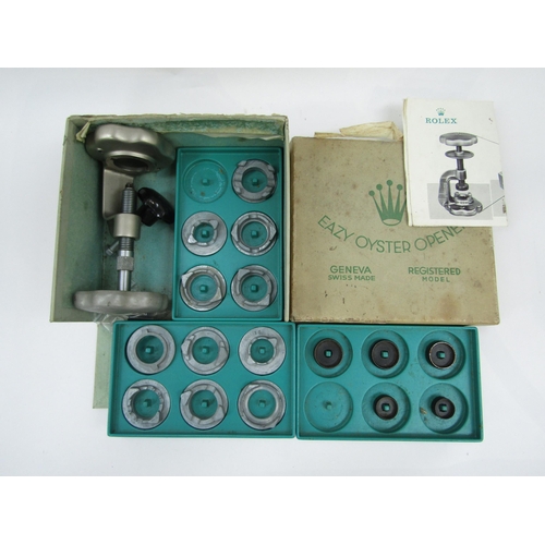 6049 - A Bergeon No. 5555 watch pressure testing machine, with a boxed Rolex vintage Eazy Oyster Opener wat... 