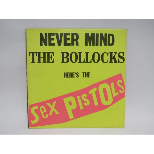 8222 - SEX PISTOLS: 'Never Mind The Bollocks Here's The Sex Pistols' UK 12 track LP, 11 track rear sleeve o... 