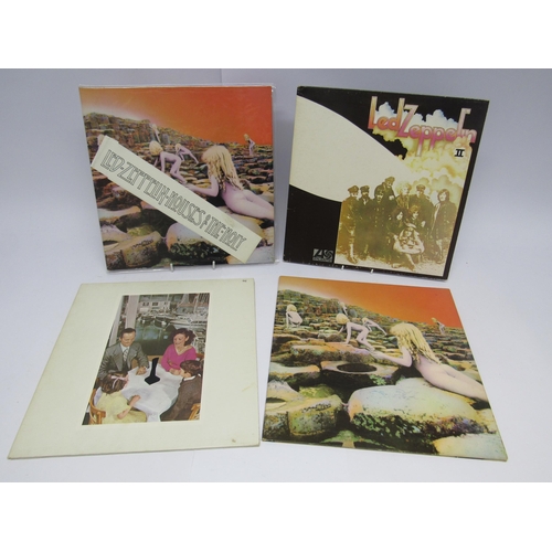 8220 - LED ZEPPELIN: Four LP's to include 'II' (K 40037, Atlantic green and orange labels), 'House Of The H... 