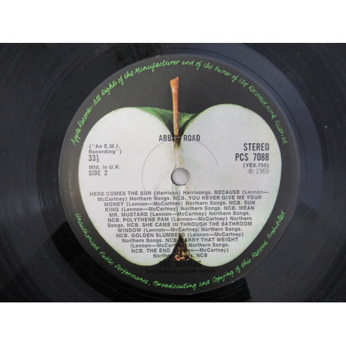 8212 - THE BEATLES: 'Abbey Road' LP, 1969 UK first stereo pressing in revised cover, 