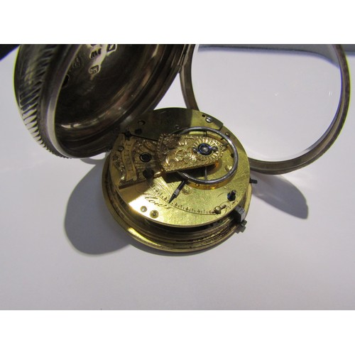 6004 - A Chester silver cased fusee movement pocket watch dating to 1819