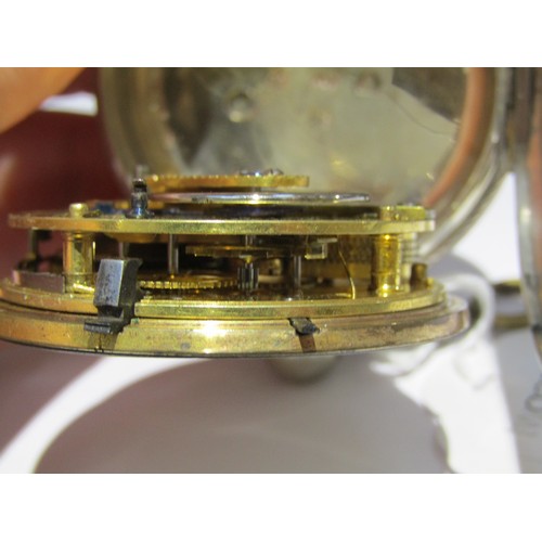 6004 - A Chester silver cased fusee movement pocket watch dating to 1819