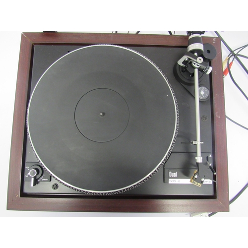 8458 - A Dual CS505-2 belt drive turntable with Nagaoka MP-11 cartridge, boxed