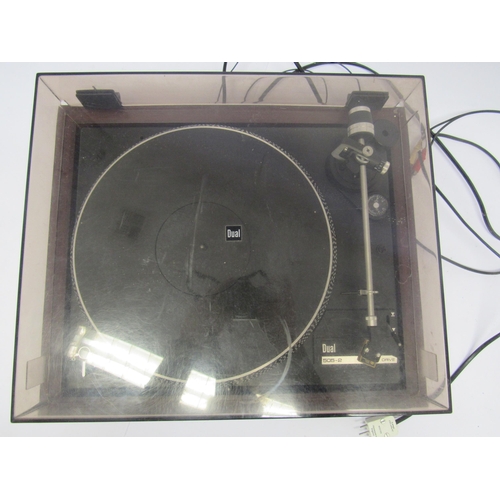 8458 - A Dual CS505-2 belt drive turntable with Nagaoka MP-11 cartridge, boxed