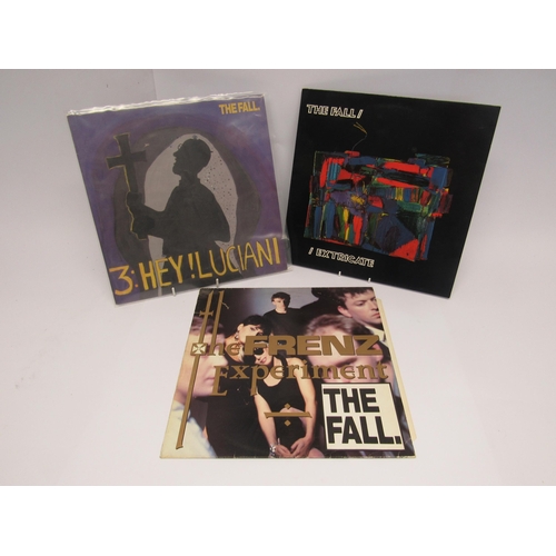 8213 - THE FALL: 'Extricate' LP (842 204-1, vinyl and sleeve VG+), 'The Frenz Experiment' LP (BEGA 91, viny... 