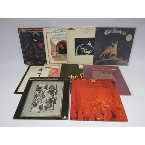 8231 - CAPTAIN BEEFHEART AND HIS MAGIC BAND: A collection of nine LP's to include 'Mirror Man' UK first pre... 